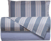 Completo Letto Set Di Lenzuola E Federe Letto Stampa Fantasia Righe Azzurro 100% Cotone Made In Italy Casa e cucina/Tessili per la casa/Biancheria da letto/Lenzuola e federe/Set di lenzuola e federe Smartdecohome - Sesto San Giovanni, Commerciovirtuoso.it