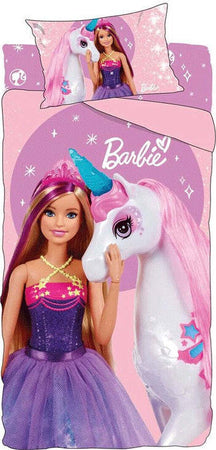 Completo-letto-singolo-Barbie-in-cotone