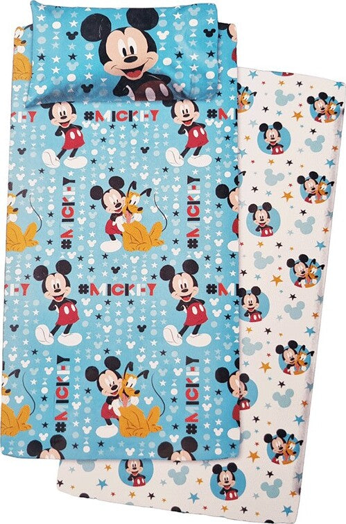 Completo-letto-singolo-Mickey-Mouse-Star-in-cotone