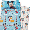 Completo-letto-singolo-Mickey-Mouse-Star-in-cotone