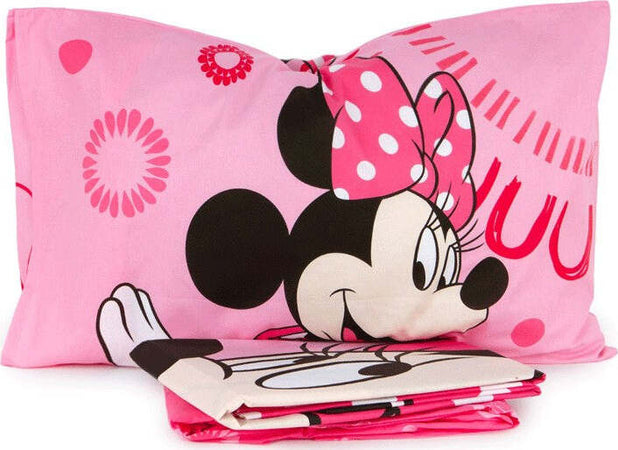 Completo-letto-singolo-Minnie-Disney-in-cotone