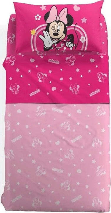 Completo-letto-singolo-Minnie-Trendy-Caleffi-in-cotone