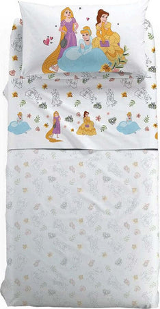 Completo-letto-singolo-Princess-Caleffi-in-cotone