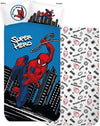 Completo-letto-singolo-Spiderman-Marvel-in-cotone