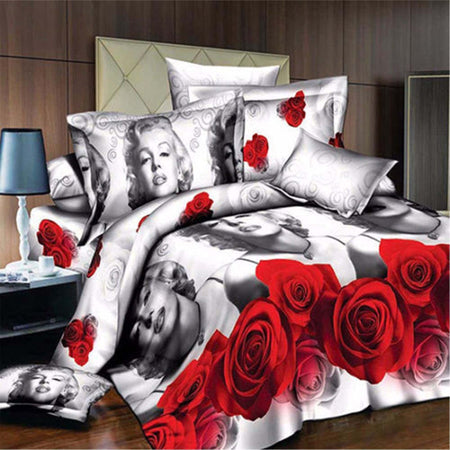 Completo Letto Stampa 3d Lenzuola Matrimoniale Sotto Sopra Copricuscini Marilyn Casa e cucina/Tessili per la casa/Biancheria da letto/Lenzuola e federe/Set di lenzuola e federe Trade Shop italia - Napoli, Commerciovirtuoso.it