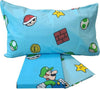Completo-letto-super-mario-bros-prodotto-originale-by-novia-set-lenzuola-letto-singolo-in-puro-cotone-Super-Mario-Novia