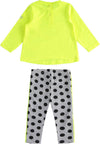 Completo Maglietta Con Orsacchiotto Glitter E Leggings a Pois per Bambina Sarabanda 1041372100 Giallo Fluo-1499 Prima infanzia/Abbigliamento e scarpine/Abbigliamento/Bambina 0-24/Completini e coordinati/Completi due pezzi con pantalone Sanitaria Gioia del Bimbo - Villa San Giovanni, Commerciovirtuoso.it