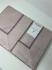 Completo matrimoniale Raso cotone 100% con profilo Mon Amour colore malva Sopra:270x300 sotto 180x200 h.28/30 e 2 federe 52x82 Casa e cucina/Tessili per la casa/Biancheria da letto/Lenzuola e federe/Set di lenzuola e federe Biancheria Arredo Home - Nola, Commerciovirtuoso.it