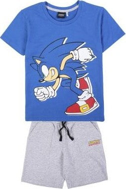 Completo Sonic bambino da 6 a 14 anni Moda/Bambini e ragazzi/Abbigliamento/Completi e coordinati/Completi due pezzi con pantaloncino Store Kitty Fashion - Roma, Commerciovirtuoso.it