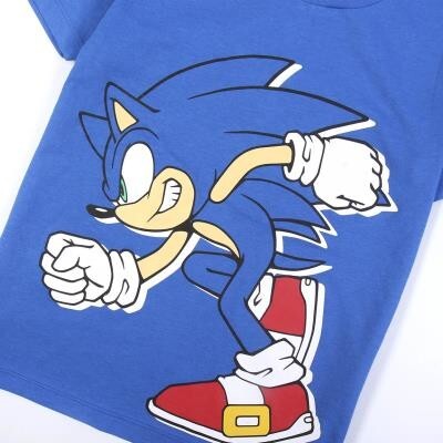 Completo Sonic bambino da 6 a 14 anni Moda/Bambini e ragazzi/Abbigliamento/Completi e coordinati/Completi due pezzi con pantaloncino Store Kitty Fashion - Roma, Commerciovirtuoso.it