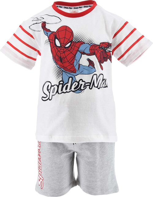 Completo Spiderman T-shirt con pantaloncini da 3 a 8 anni Moda/Bambini e ragazzi/Abbigliamento/Completi e coordinati/Completi due pezzi con pantaloncino Store Kitty Fashion - Roma, Commerciovirtuoso.it