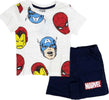 Completo T-shirt con Pantaloncino Avengers da 3 a 7 anni Moda/Bambini e ragazzi/Abbigliamento/Completi e coordinati/Completi due pezzi con pantaloncino Store Kitty Fashion - Roma, Commerciovirtuoso.it