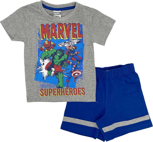 Completo T-shirt con Pantaloncino Avengers da 3 a 7 anni Moda/Bambini e ragazzi/Abbigliamento/Completi e coordinati/Completi due pezzi con pantaloncino Store Kitty Fashion - Roma, Commerciovirtuoso.it