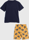 Completo Tuta Coordinato Bambino Giallo e Blu Completino Estivo Maglia Girocollo Mezze Maniche e Panaloni Corti Tutina Estiva Coordinata Bimbo Big Shark COMPLETINO Piccole Canaglie - Tropea, Commerciovirtuoso.it