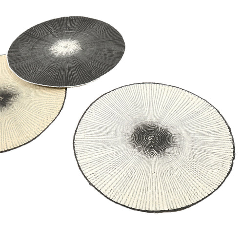 Sottopiatto tovaglietta portapane decorato in carta da Ø 38 cm in modelli assortiti