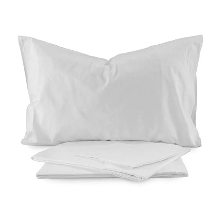Completo lenzuola 100% cotone per Strutture - Bianco 2506CS