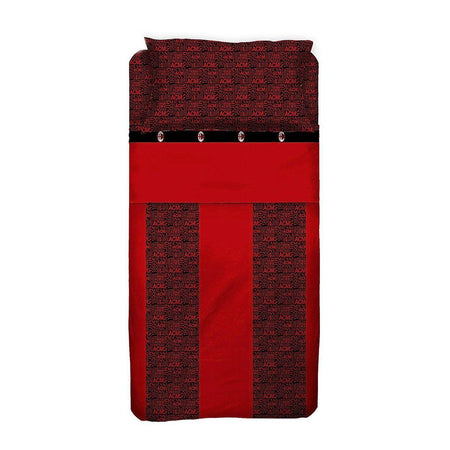 Completo letto A.C. Milan lenzuola Ufficiale per letto Una piazza S45 - Passarelli Biancheria