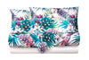 Completo letto lenzuola federe bifaccia double face stampa digitale in cotone made in italy  MALDIVE/BIANCO - Vanita di raso