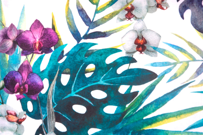 Set Copripiumino federe bifaccia Doubleface parure Copripiumino Stampa Digitale Cotone Made in Italy MALDIVE/VERDE AZZORRE