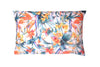 Completo letto lenzuola federe bifaccia double face stampa digitale in cotone made in italy  TROPICI/BIANCO