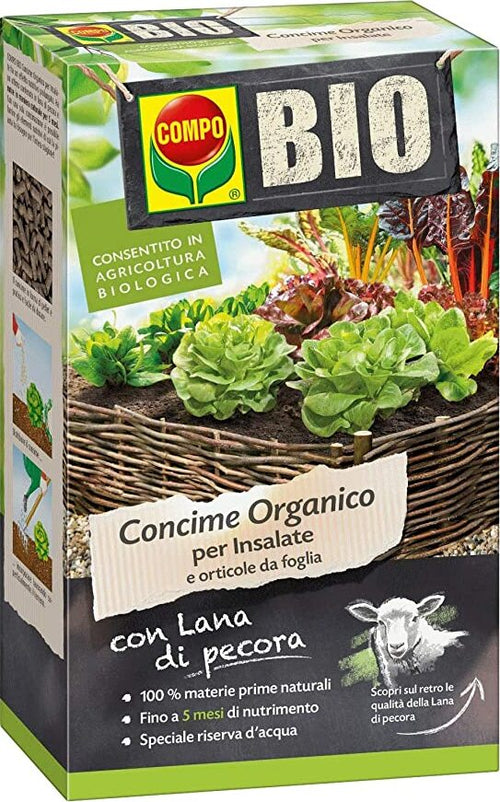 COMPO-BIO---750gr---CONCIME-ORGANICO-CON-LANA-DI-PECORA-PER-INSALATE-E-ORTICOLE