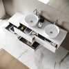 Composizione Bagno 200cm Con Doppio Lavabo, Cassetti E Specchio Con Lampada Casa e cucina/Bagno/Mobili da bagno/Mobiletti con lavabo Shopbagno.it - Roma, Commerciovirtuoso.it