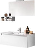 Composizione Bagno Sospesa 100cm Con Cassetto, Vano a Giorno, Specchio e Lampada Casa e cucina/Bagno/Mobili da bagno/Mobiletti con lavabo Shopbagno.it - Roma, Commerciovirtuoso.it