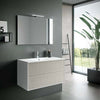 Composizione Mobile Bagno 100cm Sospeso Due Cassetti e Specchio Con Lampada Casa e cucina/Bagno/Mobili da bagno/Mobiletti con lavabo Shopbagno.it - Roma, Commerciovirtuoso.it