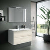 Composizione Mobile Bagno 100cm Sospeso Due Cassetti e Specchio Con Lampada Casa e cucina/Bagno/Mobili da bagno/Mobiletti con lavabo Shopbagno.it - Roma, Commerciovirtuoso.it