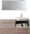 Composizione Mobile Bagno 70cm Sospeso 3 Cassetti Specchio E Lampada Casa e cucina/Bagno/Mobili da bagno/Mobiletti con lavabo Shopbagno.it - Roma, Commerciovirtuoso.it