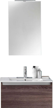 Composizione Mobile Bagno 70cm Sospeso Cassetto Specchio E Lampada Casa e cucina/Bagno/Mobili da bagno/Mobiletti con lavabo Shopbagno.it - Roma, Commerciovirtuoso.it