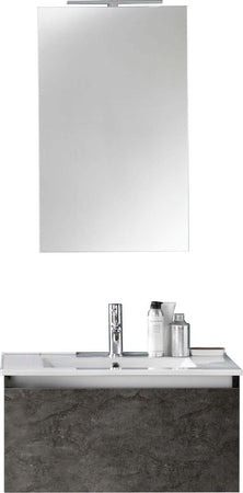 Composizione Mobile Bagno 70cm Sospeso Cassetto Specchio E Lampada Casa e cucina/Bagno/Mobili da bagno/Mobiletti con lavabo Shopbagno.it - Roma, Commerciovirtuoso.it