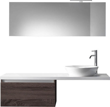 Composizione Mobile Bagno 70cm Sospeso Un Cassetto Specchio E Lampada Casa e cucina/Bagno/Mobili da bagno/Mobiletti con lavabo Shopbagno.it - Roma, Commerciovirtuoso.it