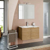 Composizione Mobile Bagno 80cm Sospeso Con 2 Ante e Specchio con Lampada Casa e cucina/Bagno/Mobili da bagno/Mobiletti con lavabo Shopbagno.it - Roma, Commerciovirtuoso.it