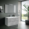 Composizione Mobile Bagno 90cm Sospeso Due Cassetti e Specchio Con Lampada Casa e cucina/Bagno/Mobili da bagno/Mobiletti con lavabo Shopbagno.it - Roma, Commerciovirtuoso.it