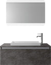 Composizione Mobile Bagno Sospesa 100cm Con Cassetto, Specchio a LED Integrato Casa e cucina/Bagno/Mobili da bagno/Mobiletti con lavabo Shopbagno.it - Roma, Commerciovirtuoso.it