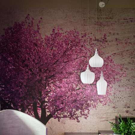 Composizione-Sospensione-Multipla-Cleofe-Metallo-Bianco-Vetri-Bianco-3-Luci-E27