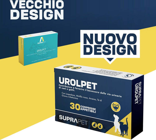 Compresse-Per-Benessere-Delle-Vie-Urinarie-Di-Cani-E-Gatti-Suprapet-Urolpet-30-Compresse-Da-1000mg---Mangime-Complementare-Naturale-Per-Cistite,-Prostata-Con-Lespedeza,-Mirtillo-Rosso,-Ananas,-Tè-Di-Giava