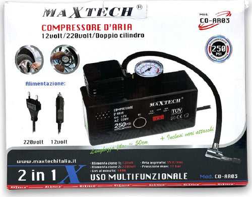 Compressore Ad Aria 35lt 12v/220v Adattatori Inclusi Max 17bar Co-ar03 Portatile Casa, arredamento e bricolage > Bricolage e fai da te > Elettroutensili > Compressori Trade Shop italia - Napoli, Commerciovirtuoso.it