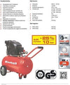 COMPRESSORE ARIA 50 LT EINHELL TE-AC 270/50/10 EXPERT MOTORE 2.5 HP 270 LT/MIN. Fai da te/Utensili elettrici e a mano/Utensili elettrici/Compressori d'aria Trade Shop italia - Napoli, Commerciovirtuoso.it