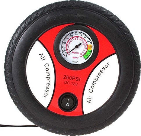 COMPRESSORE D'ARIA A FORMA DI RUOTA GONFIA VELOCEMENTE PNEUMATICI BICI AUTO MOTO  Trade Shop italia - Napoli, Commerciovirtuoso.it