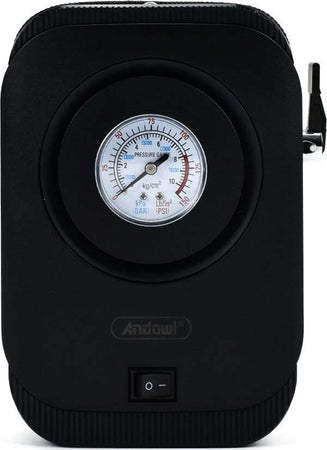 Compressore D'aria Pompa Per Auto 120w Cavo Accendisigari 12v Manometro Q-dq025 Auto e Moto/Cerchioni e pneumatici/Accessori e parti/Compressori portatili Trade Shop italia - Napoli, Commerciovirtuoso.it