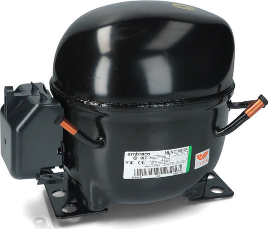 Compressore-embraco-NEK2168GK-Hp.-3/4-GAS-R404-R507-CC.-14,30-LPB-Monta-su-celle-frigo-banchi-frigo-ecc..