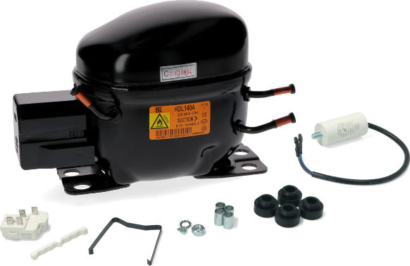 Compressore-frigorifero-Zel-HML140A-R600a-LBP-Cilindrata-cc-8-HP1/8-WATT-145