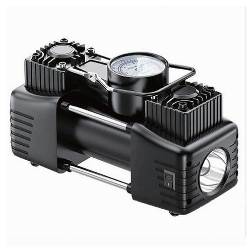 Compressore Portatile 12v 150psi Gonfiatore Ruote Auto 85l/min Manometro Co-ar04