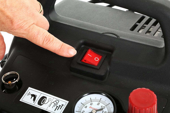 COMPRESSORE PORTATILE 6 LT EINHELL TH-AC 190/6 OF MOTORE 1,5 HP Fai da te/Utensili elettrici e a mano/Utensili elettrici/Compressori d'aria Trade Shop italia - Napoli, Commerciovirtuoso.it