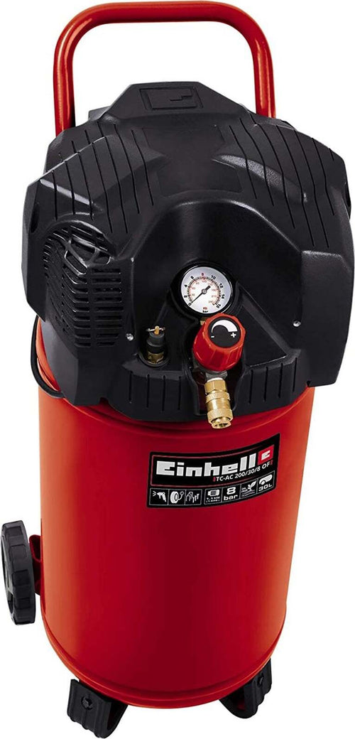 Compressore TH-AC 200/30 autolubrificato con ruote valvola di sicurezza