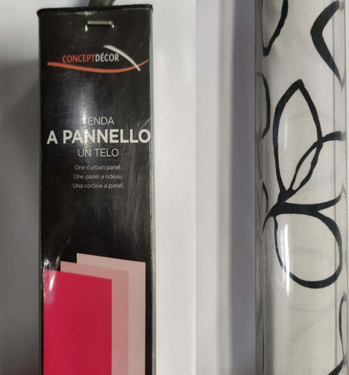 CONCEPT-DECOR---TENDA-A-PANNELLO-70X300CM-FANTASIA-FIORE-NERO