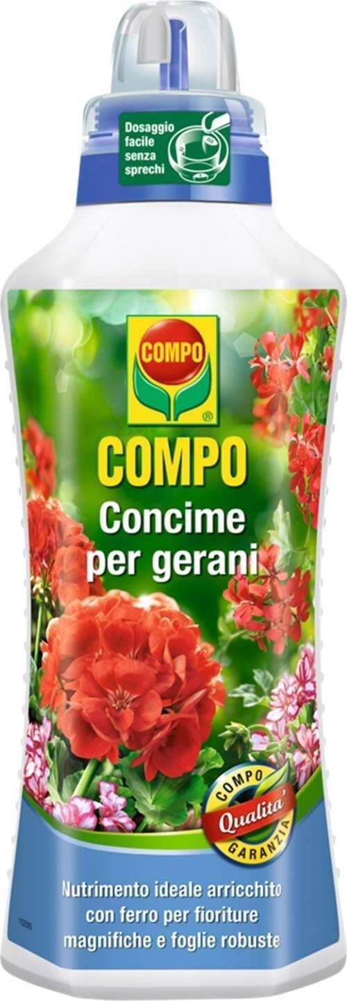 Concime liquido per Gerani e Petunie fertilizzante per piante Fiorite da balcone 1,3 lt Giardino e giardinaggio/Giardinaggio/Fertilizzanti e concimi/Fertilizzanti per fiori La Zappa - Altamura, Commerciovirtuoso.it