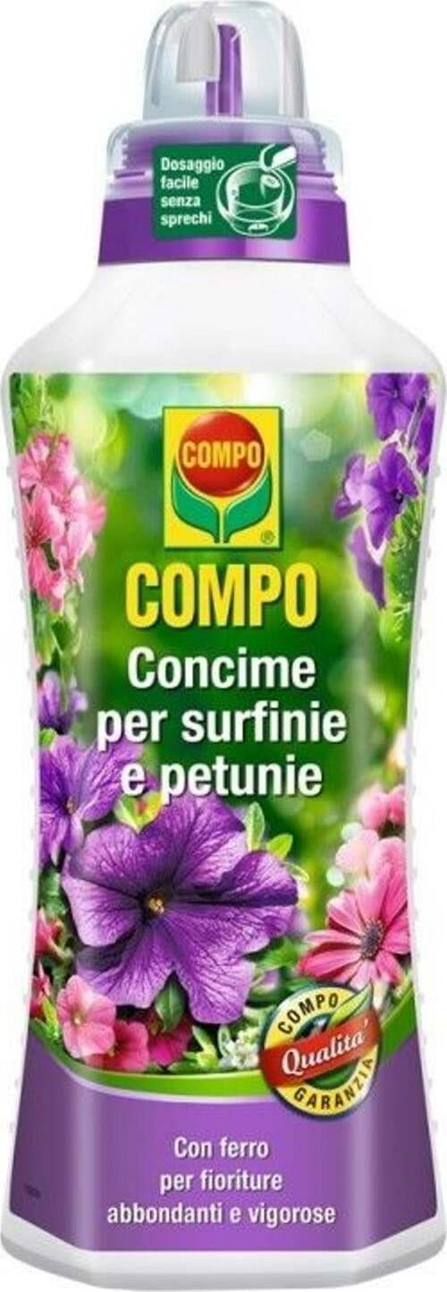 Concime liquido per Surfinie e Petunie da Giardino e Balcone fertilizzante per fioriture abbondanti 1 lt Giardino e giardinaggio/Giardinaggio/Fertilizzanti e concimi/Fertilizzanti per fiori La Zappa - Altamura, Commerciovirtuoso.it